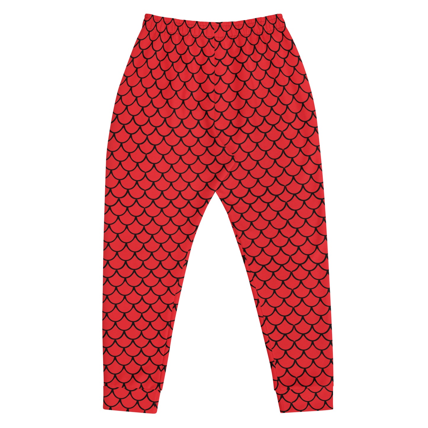 Dragon Scale Joggers(Red)